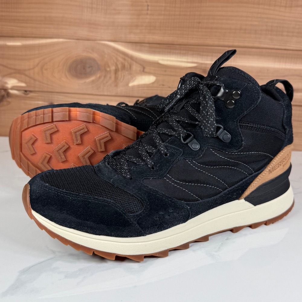 Merrell Black and Brown Men's Sneakers